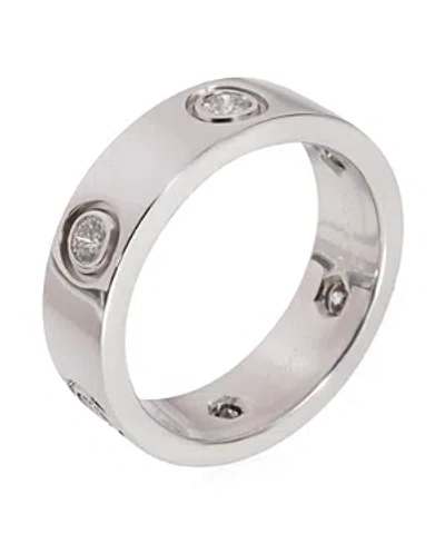 Pre-owned Cartier  Cartier Love 18k White Gold Ring In Metallic