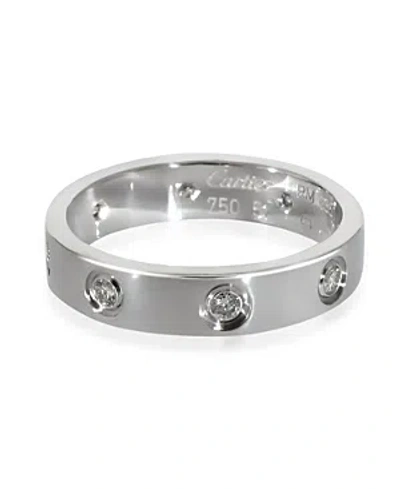 Pre-owned Cartier  Cartier Love 18k White Gold Wedding Band