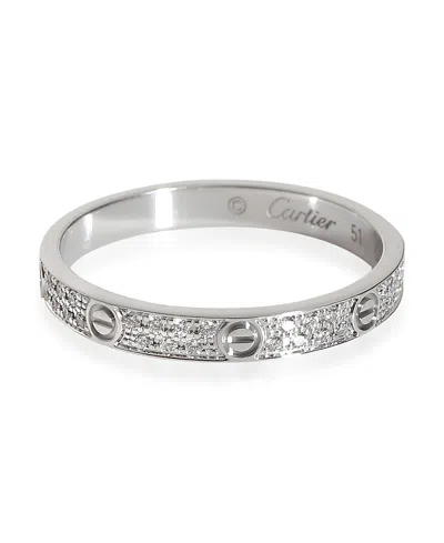Pre-owned Pre-owned Cartier  Cartier Love 18k White Gold Wedding Band