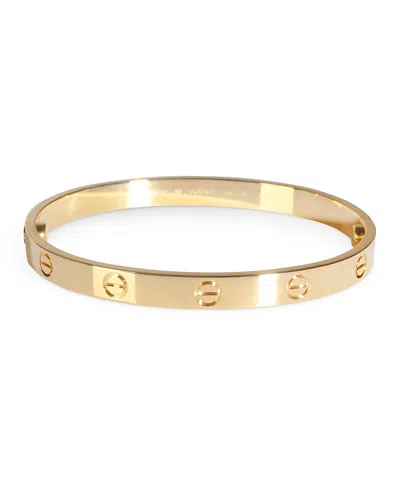 Pre-owned Pre-owned Cartier  Cartier Love 18k Yellow Gold Bracelet