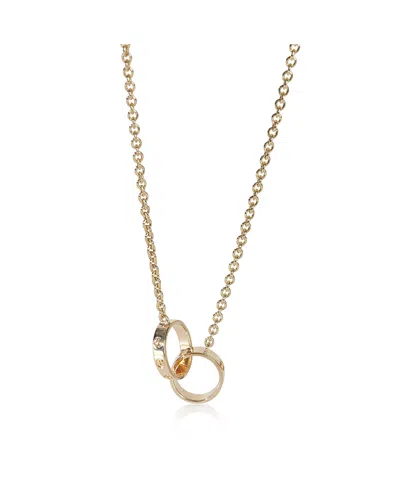 Pre-owned Pre-owned Cartier  Cartier Love 18k Yellow Gold Necklace, 18