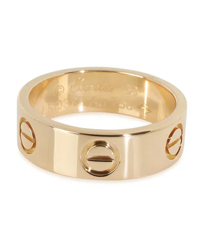 Pre-owned Pre-owned Cartier  Cartier Love 18k Yellow Gold Ring