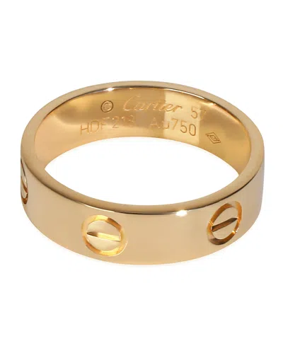 Pre-owned Pre-owned Cartier  Cartier Love 18k Yellow Gold Ring