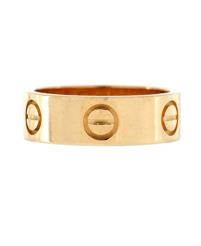 Pre-owned Pre-owned Cartier  Cartier Love Band Ring 18k Gold