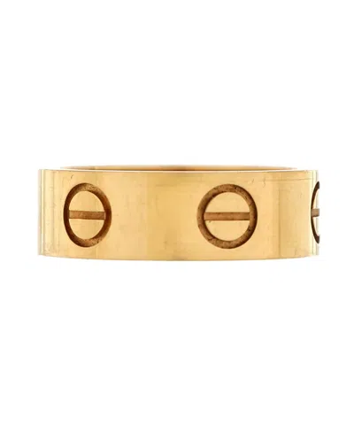 Pre-owned Pre-owned Cartier  Cartier Love Band Ring 18k Gold
