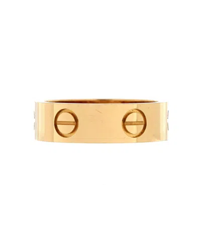 Pre-owned Pre-owned Cartier  Cartier Love Band Ring 18k Gold