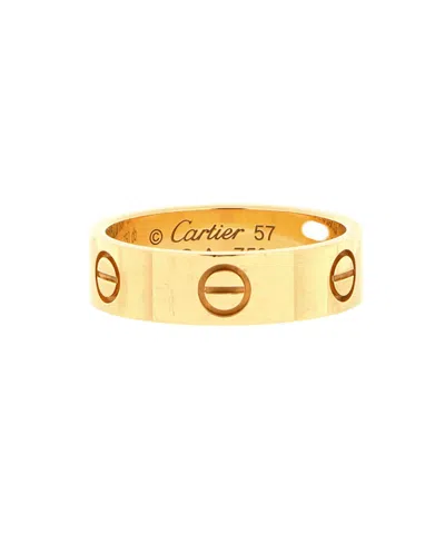Pre-owned Pre-owned Cartier  Cartier Love Band Ring 18k Gold