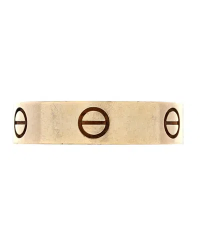 Pre-owned Pre-owned Cartier  Cartier Love Band Ring 18k Gold