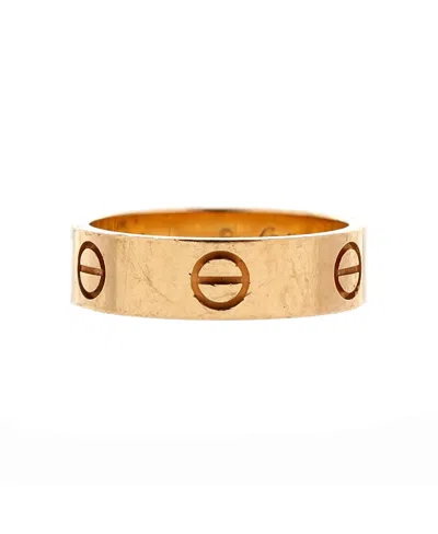 Pre-owned Pre-owned Cartier  Cartier Love Band Ring 18k Gold