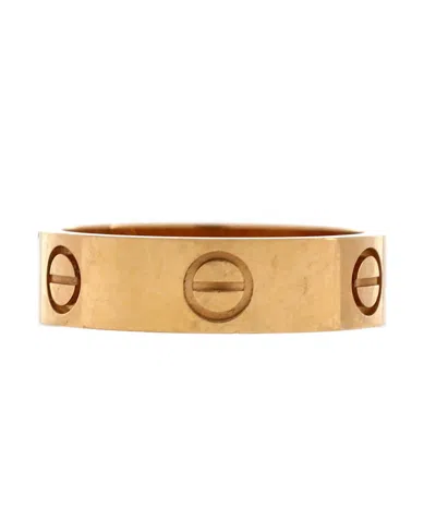 Pre-owned Pre-owned Cartier  Cartier Love Band Ring 18k Gold