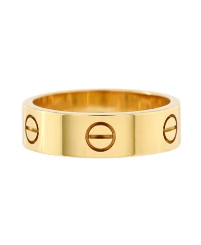 Pre-owned Pre-owned Cartier  Cartier Love Band Ring 18k Gold