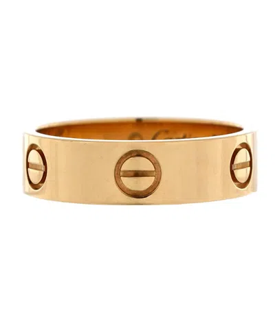 Pre-owned Pre-owned Cartier  Cartier Love Band Ring 18k Gold