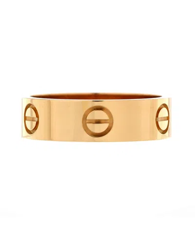 Pre-owned Pre-owned Cartier  Cartier Love Band Ring 18k Gold