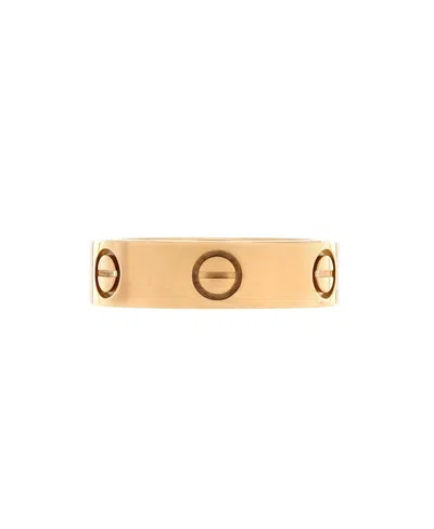 Pre-owned Pre-owned Cartier  Cartier Love Band Ring 18k Gold