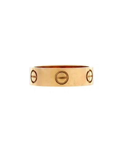 Pre-owned Pre-owned Cartier  Cartier Love Band Ring 18k Gold