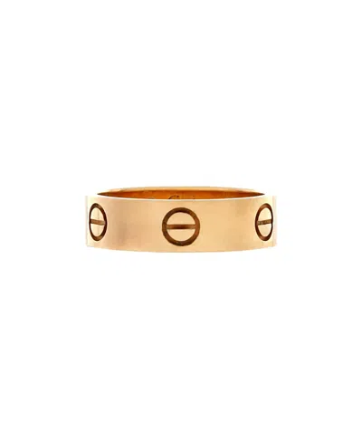 Pre-owned Pre-owned Cartier  Cartier Love Band Ring 18k Gold