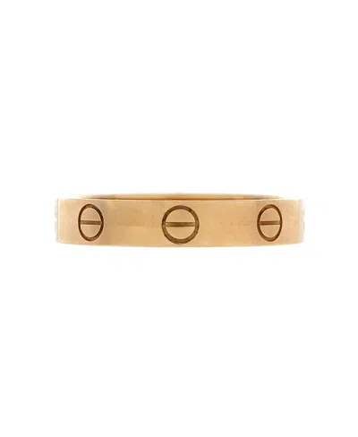 Pre-owned Pre-owned Cartier  Cartier Love Band Ring 18k Gold