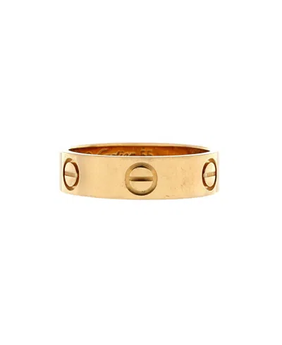 Pre-owned Pre-owned Cartier  Cartier Love Band Ring 18k Gold