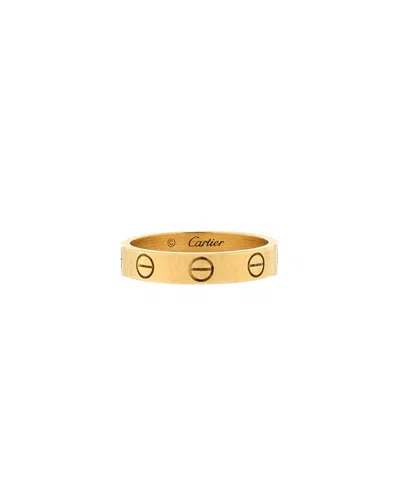Pre-owned Pre-owned Cartier  Cartier Love Band Ring 18k Gold