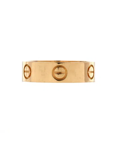 Pre-owned Pre-owned Cartier  Cartier Love Band Ring 18k Gold