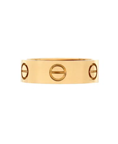 Pre-owned Pre-owned Cartier  Cartier Love Band Ring 18k Gold