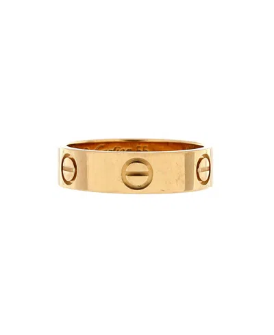 Pre-owned Pre-owned Cartier  Cartier Love Band Ring 18k Gold