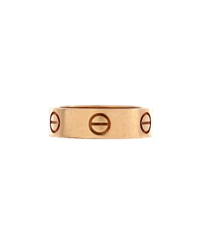 Pre-owned Pre-owned Cartier  Cartier Love Band Ring 18k Gold