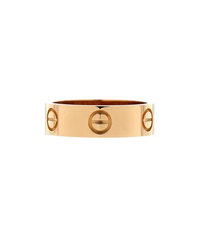 Pre-owned Pre-owned Cartier  Cartier Love Band Ring 18k Gold