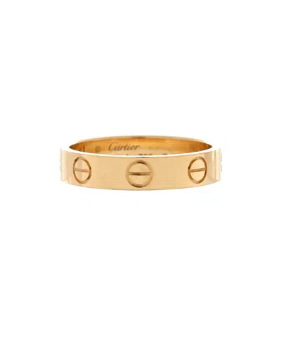 Pre-owned Pre-owned Cartier  Cartier Love Band Ring 18k Gold