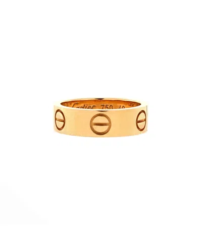 Pre-owned Pre-owned Cartier  Cartier Love Band Ring 18k Gold