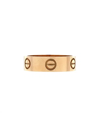 Pre-owned Pre-owned Cartier  Cartier Love Band Ring 18k Gold
