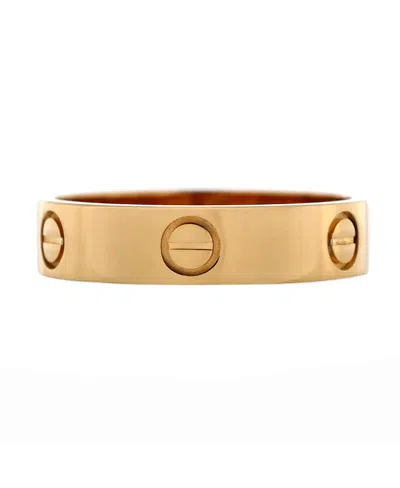 Pre-owned Pre-owned Cartier  Cartier Love Band Ring 18k Gold In Yellow