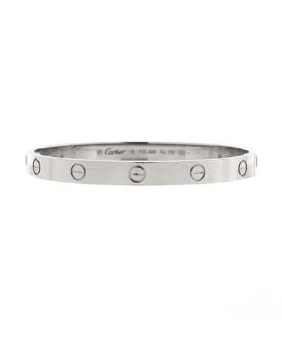Pre-owned Pre-owned Cartier  Cartier Love Bracelet 18k White Gold