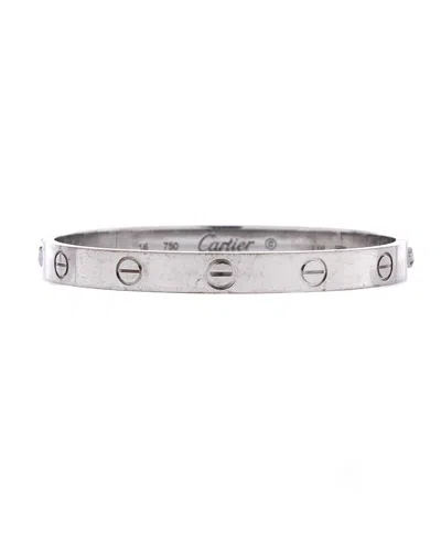 Pre-owned Pre-owned Cartier  Cartier Love Bracelet 18k White Gold