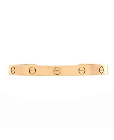 Pre-owned Pre-owned Cartier  Cartier Love Cuff Bracelet 18k Gold