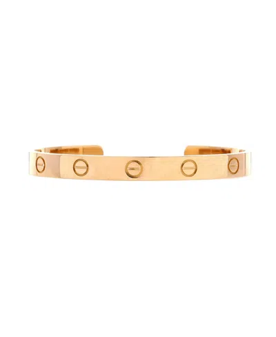 Pre-owned Pre-owned Cartier  Cartier Love Cuff Bracelet 18k Gold