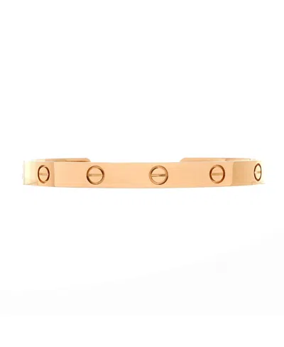 Pre-owned Pre-owned Cartier  Cartier Love Cuff Bracelet 18k Rose Gold