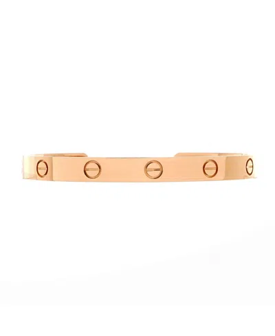 Pre-owned Pre-owned Cartier  Cartier Love Cuff Bracelet 18k Rose Gold