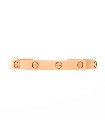 Pre-owned Pre-owned Cartier  Cartier Love Cuff Bracelet 18k Rose Gold