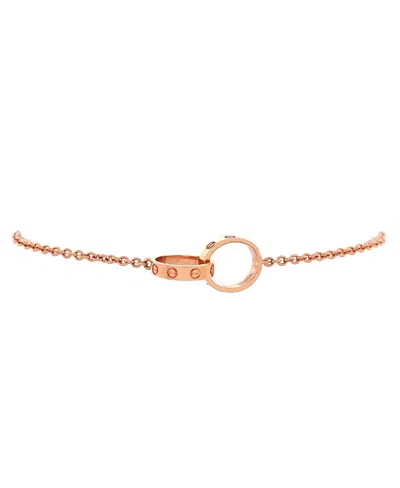 Pre-owned Pre-owned Cartier  Cartier Love Interlocking Bracelet 18k Rose Gold