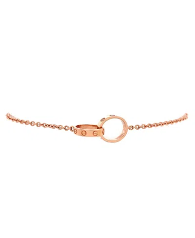 Pre-owned Pre-owned Cartier  Cartier Love Interlocking Bracelet 18k Rose Gold