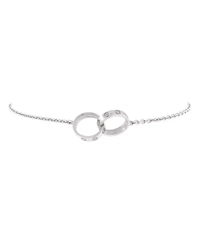 Pre-owned Pre-owned Cartier  Cartier Love Interlocking Bracelet 18k White Gold