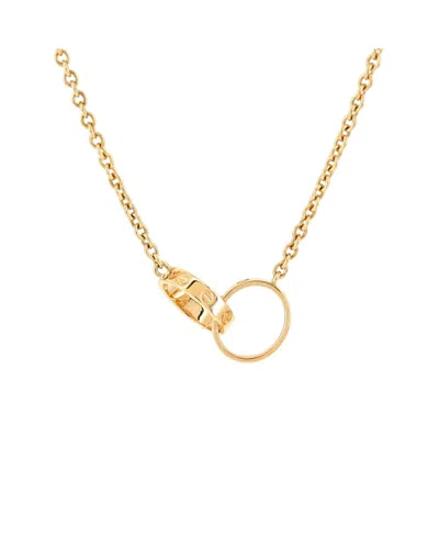 Pre-owned Pre-owned Cartier  Cartier Love Interlocking Necklace 18k Gold