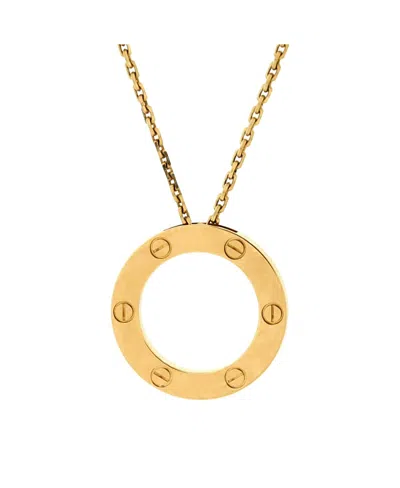 Pre-owned Pre-owned Cartier  Cartier Love Pendant Necklace 18k Gold