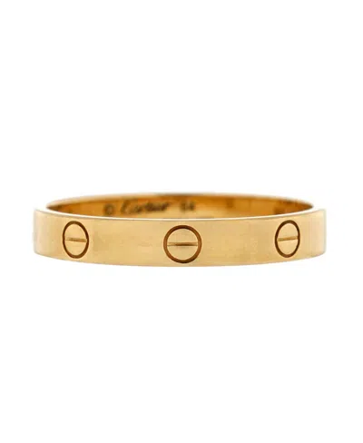Pre-owned Pre-owned Cartier  Cartier Love Wedding Band Ring 18k Gold