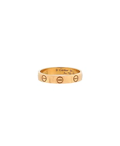 Pre-owned Pre-owned Cartier  Cartier Love Wedding Band Ring 18k Gold