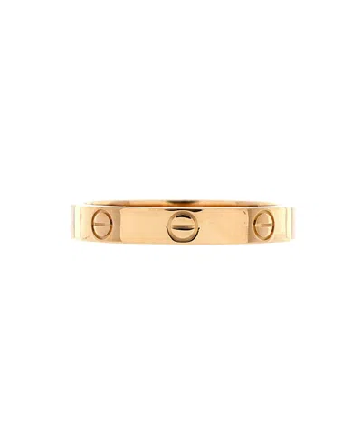 Pre-owned Pre-owned Cartier  Cartier Love Wedding Band Ring 18k Gold