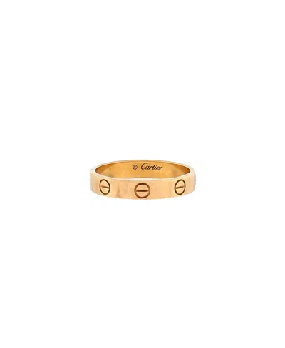 Pre-owned Pre-owned Cartier  Cartier Love Wedding Band Ring 18k Gold