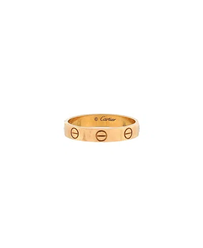 Pre-owned Pre-owned Cartier  Cartier Love Wedding Band Ring 18k Gold