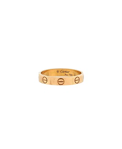 Pre-owned Pre-owned Cartier  Cartier Love Wedding Band Ring 18k Gold